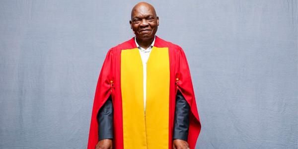  Celebrated author Mandla-Langa received an honorary DLitt from Wits on 27 March 2019 and delivered the keynote address.